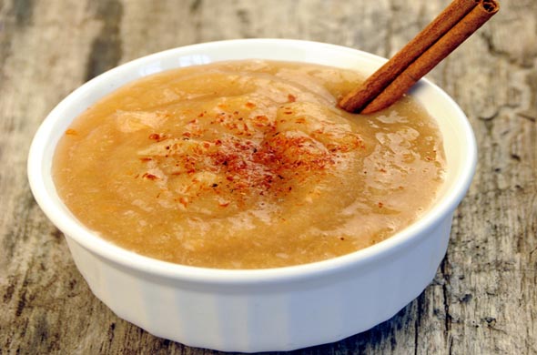 Compotée de pommes au pain d’épice