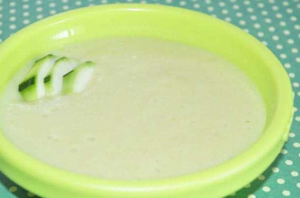 Purée de courgette, pomme de terre et fromage