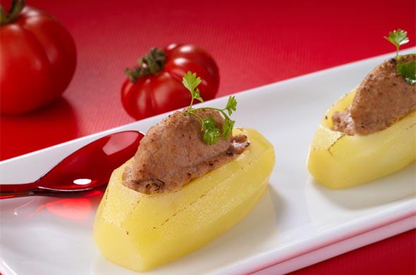 Ma première pomme de terre farcie