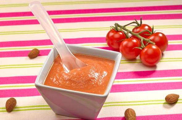 Velouté de tomate à l’amande