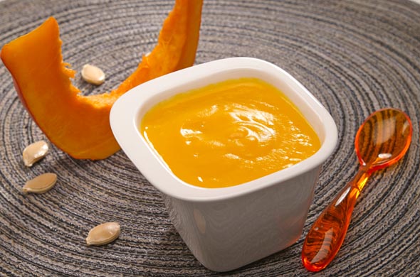 Velouté de potimarron, variations