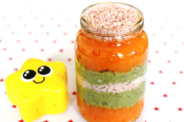 Duo de légumes et jambon