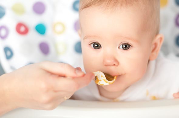 El desarrollo del sentido del gusto en el bebé