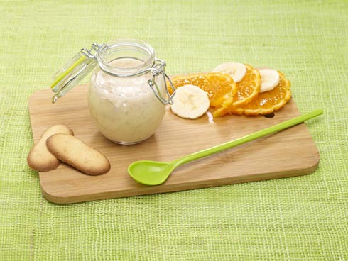 Receta para bebes Merienda de fruta de invierno vitaminada