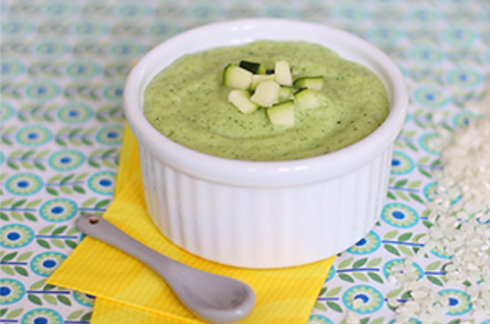 Rijstcrème met courgette en kokosmelk 2