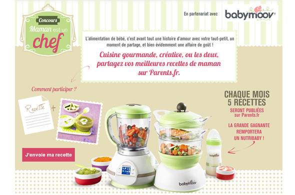 recette pour bébé magazine parents