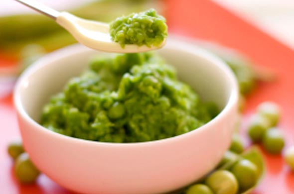 purée de betterave petit pois bebe