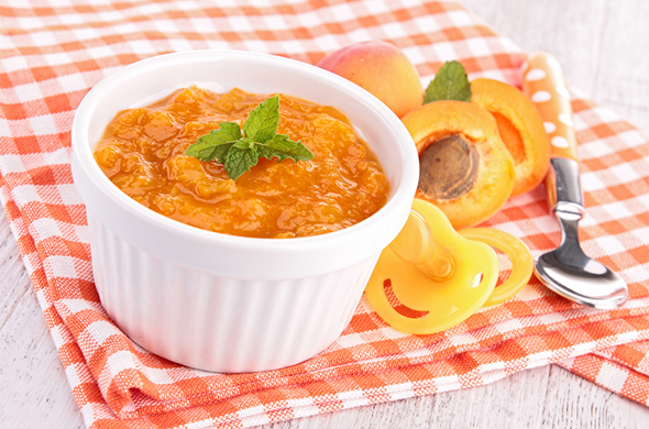 Compote De Peche Et Abricot Cuisine De Bebe