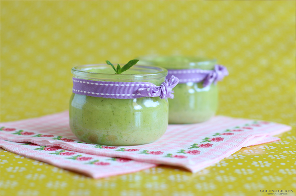 Puree Froide D Avocat Et Courgette A La Menthe Cuisine De Bebe