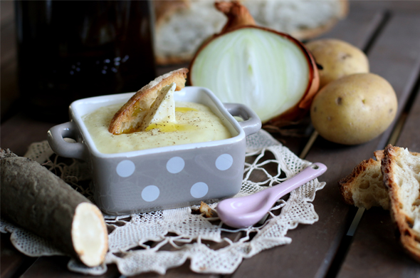 Veloute De Salsifis A La Vache Qui Rit Cuisine De Bebe