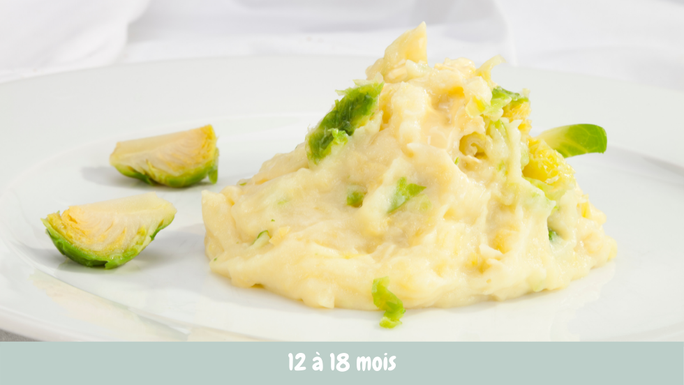 Chou vert, pomme de terre, jambon | Cuisine de bébé