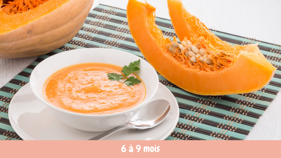 Soupe de citrouille pour bébé | Cuisine de bébé