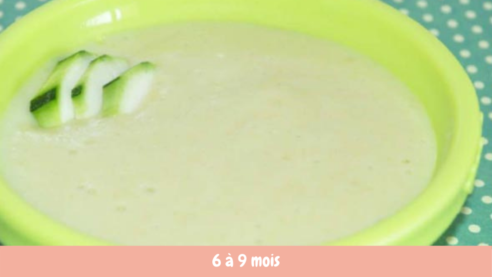 Purée de courgette, pomme de terre et fromage | Cuisine de bébé