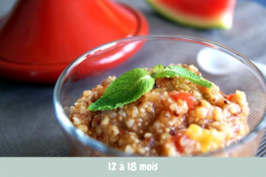 Compote bébé 6 mois - Pomme Nectarine par ManueChd. Une recette de