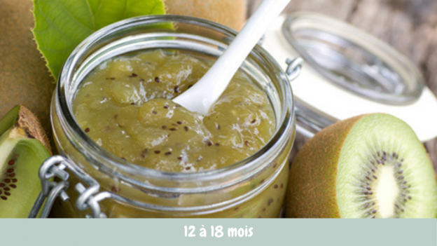 Compote kiwi, pomme, poire et biscuits | Cuisine de bébé