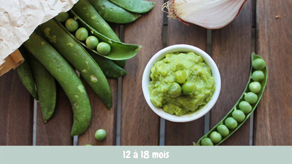 Puree De Petits Pois Et Oignon Cuisine De Bebe