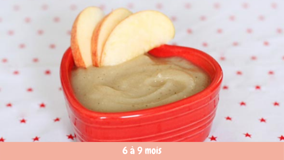 Compote pomme poire vanille pour bébé Cuisine de bébé