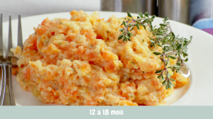 Saumon aux petites carottes