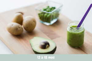 avocat purée pomme de terre