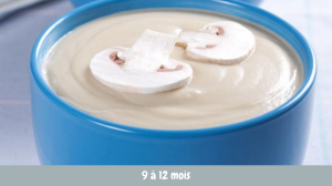 Velouté de champignons pour bébé