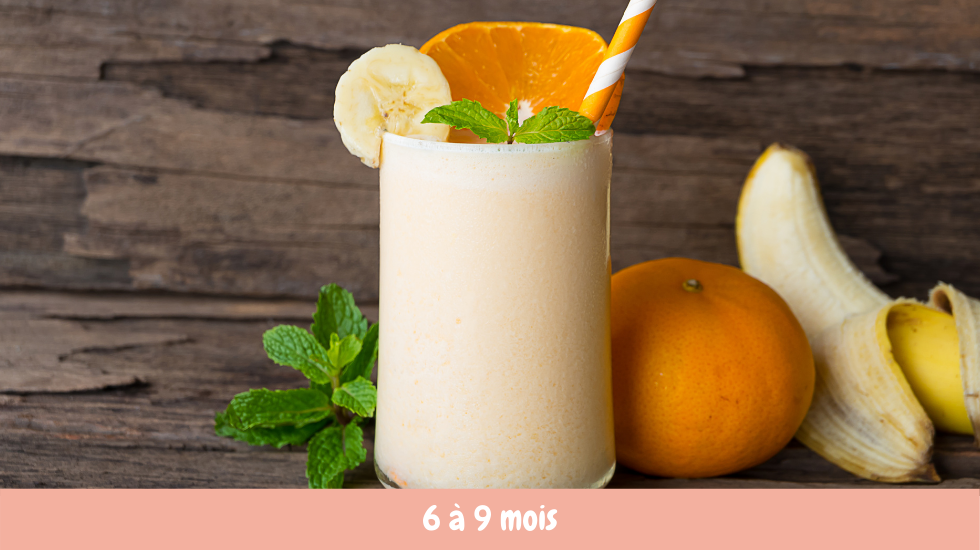 smoothie pomme banane orange