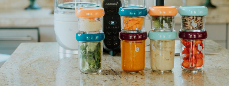 pots en verre bébé