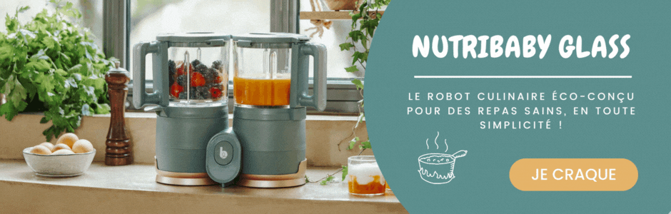 robot culinaire recettes bébé Nutribaby glass