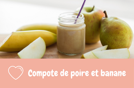 recette compote de poire et banane