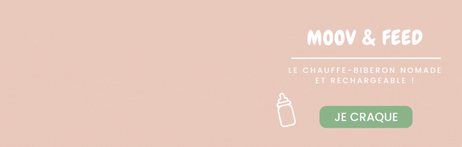 Nouveau, chauffe-biberon Moov & feed pour bébé