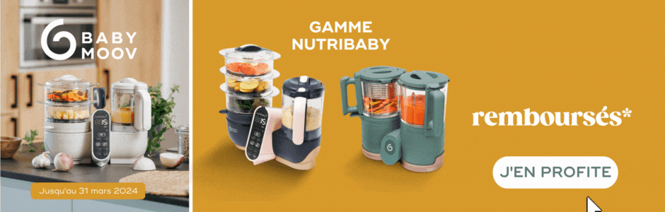 cuisinez pour bébé, offre babymoov Nutribaby, robot culinaire, diversification alimentaire