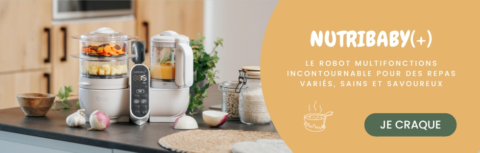 Nutribaby(+), robot culinaire, diversification alimentaire, repas bébé